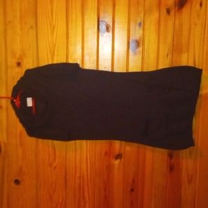 girl medium black short sleeve sweater dress